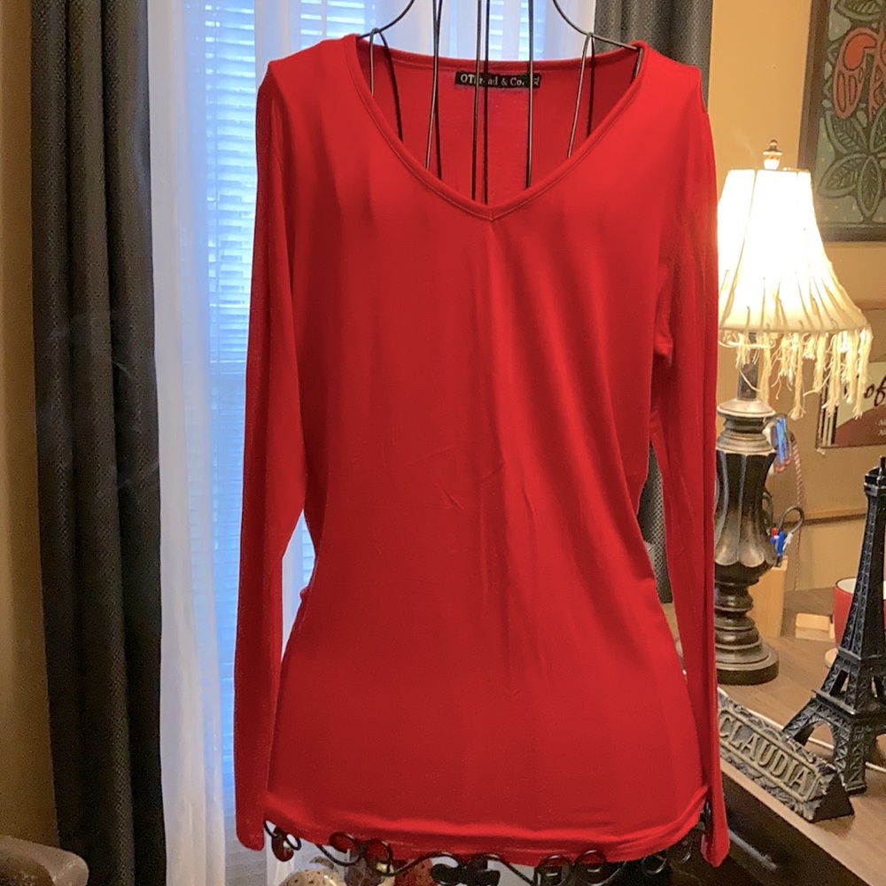 Soft long sleeve top